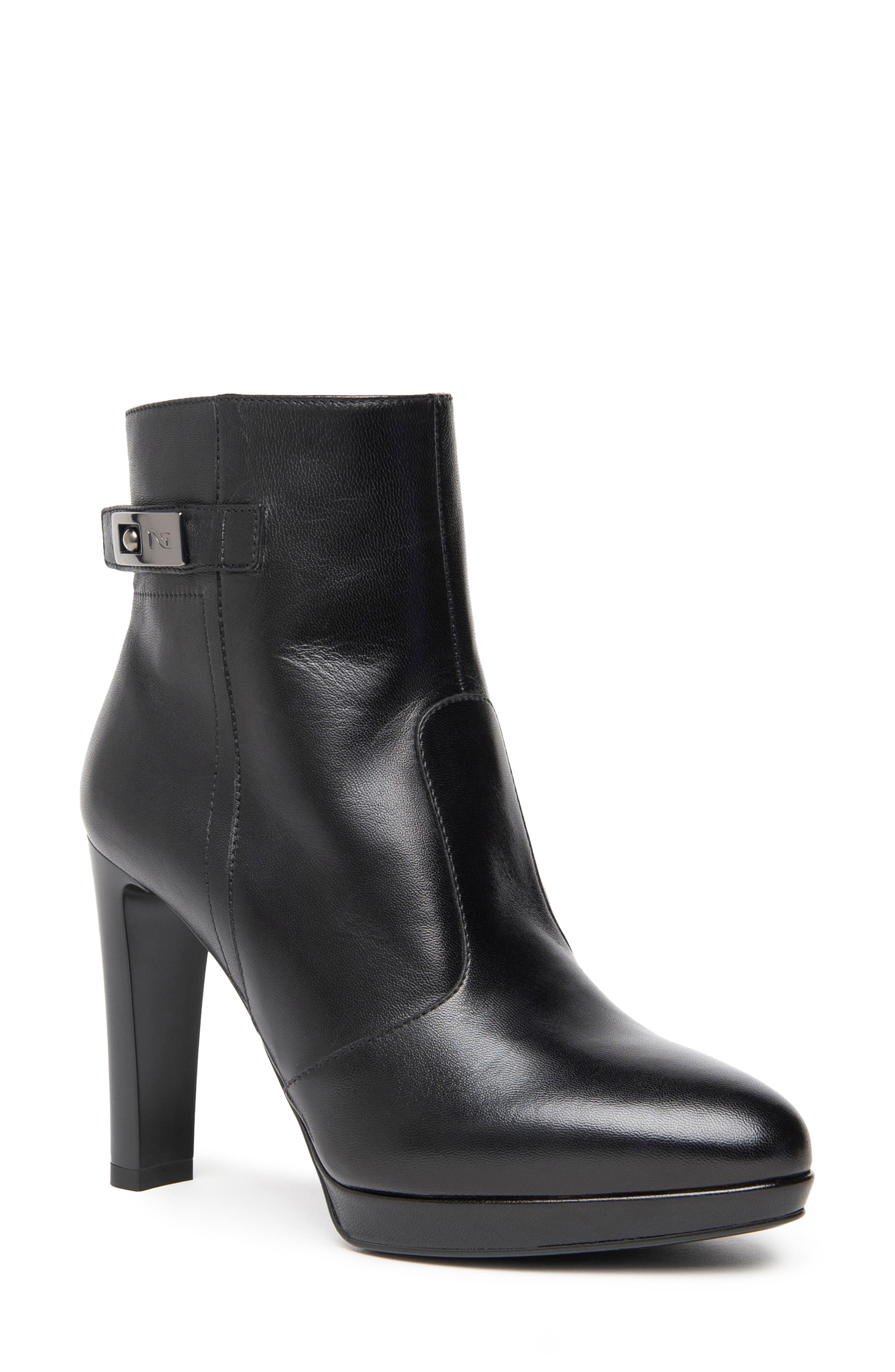 NeroGiardini Platform Bootie, Main, color, 