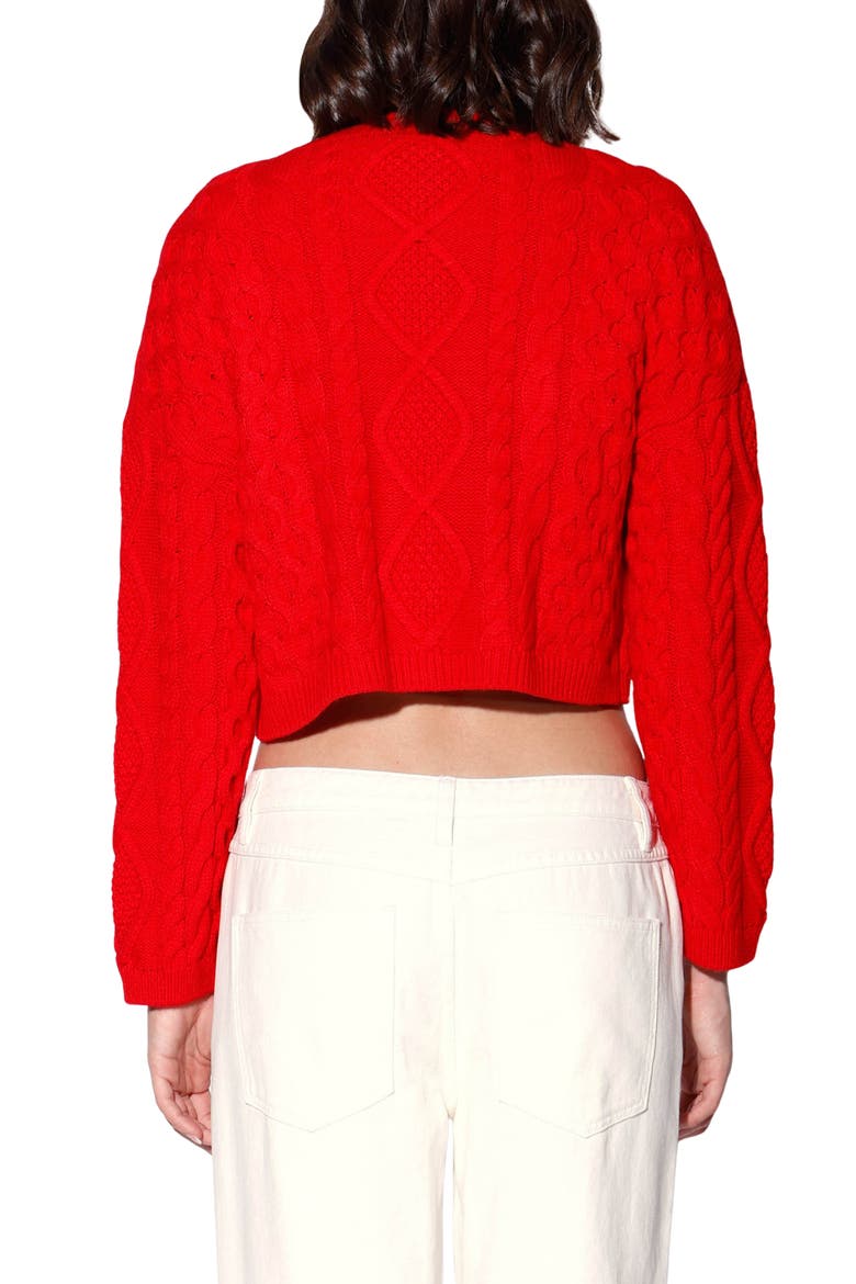 Claire Cardigan, Alternate, color, RED
