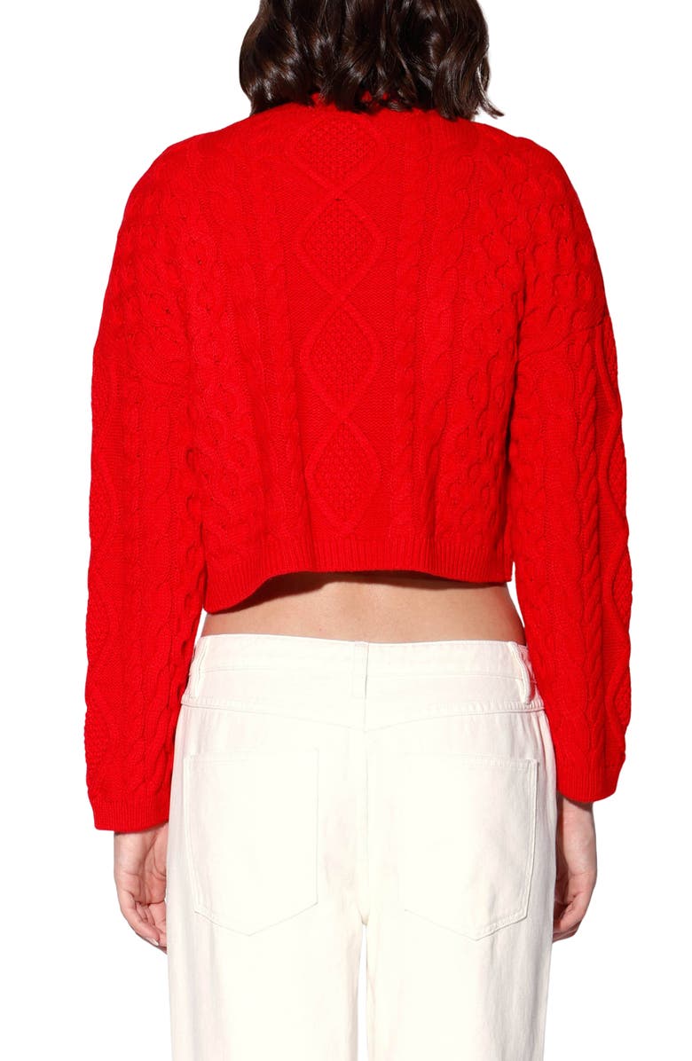 Walter Baker Claire Cardigan, Alternate, color, Red
