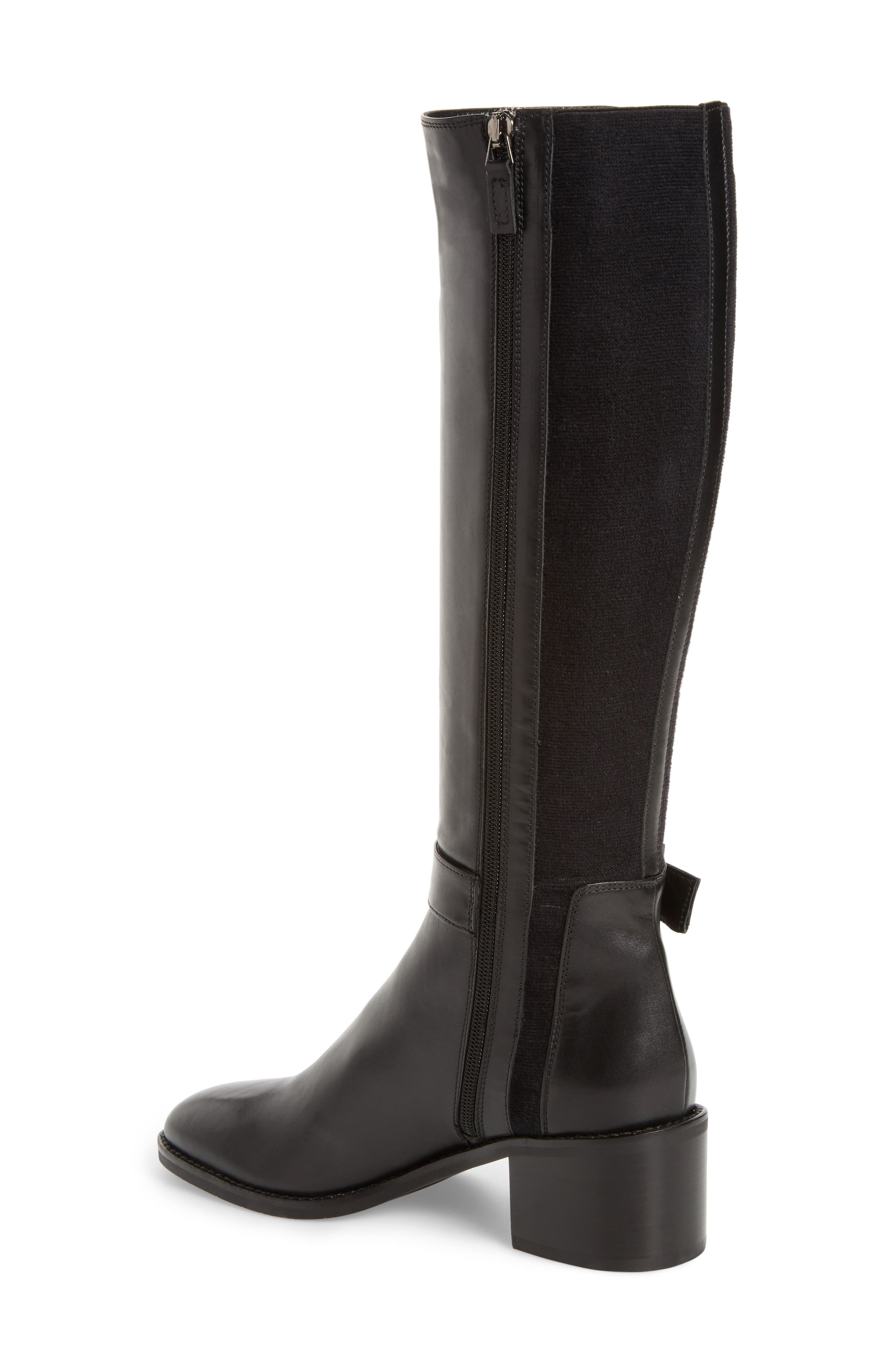 Joanna Weatherproof Tall Boot, Alternate, color, BLACK