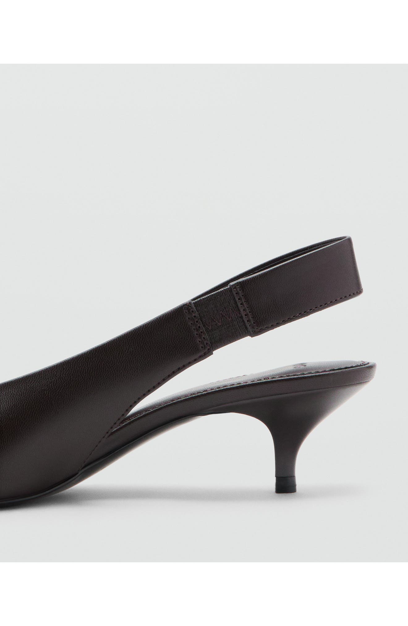 Bimbo Pointed Toe Slingback Pump, Alternate, color, CHOCOLATE