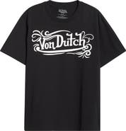 Von Dutch Logo Cotton Blend Graphic T-Shirt