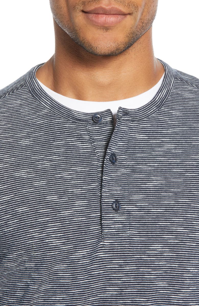 1901 Slub Stripe Long Sleeve Henley, Alternate, color, 