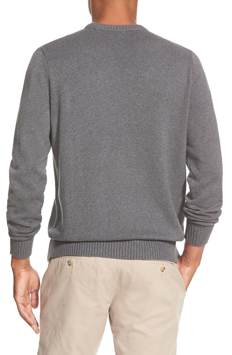 vineyard vines 'Whale' Classic Fit Cotton Crewneck Sweater, Alternate, color,