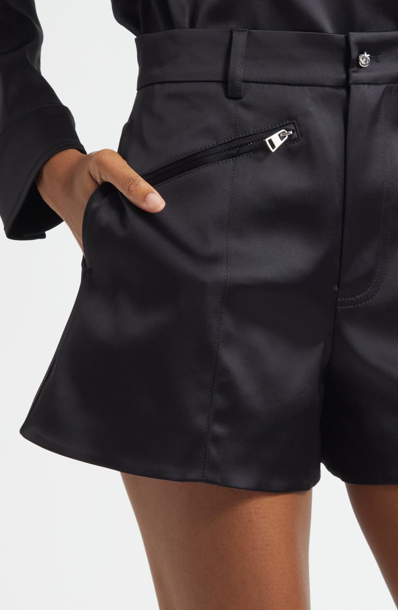 JW Anderson High Waist Tailored Shorts, Alternate, color, 999 Black