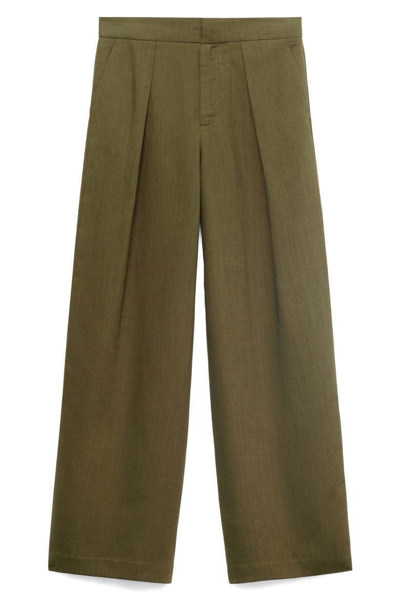 Straight Leg Pants, Alternate, color, KHAKI GREEN