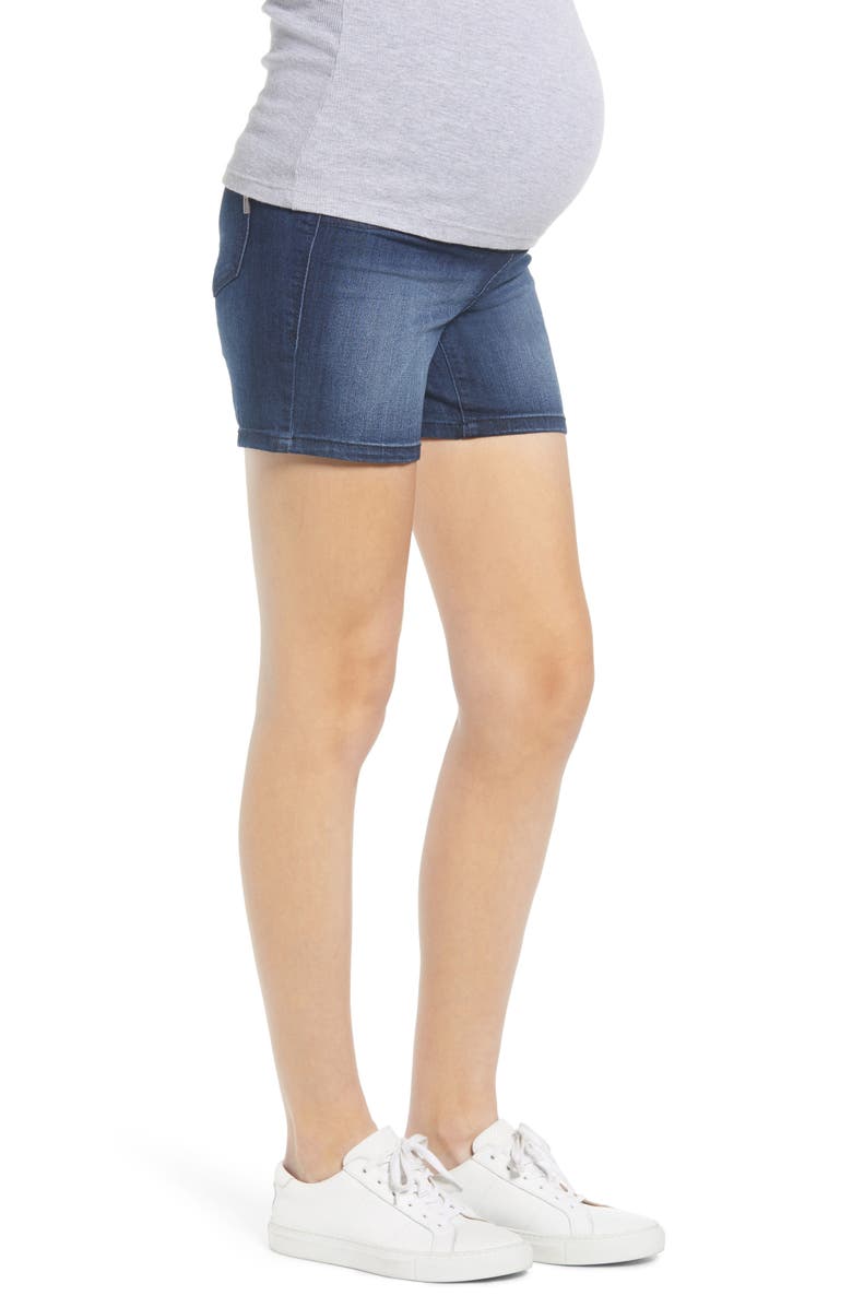 1822 Denim Maternity Shorts, Alternate, color, 