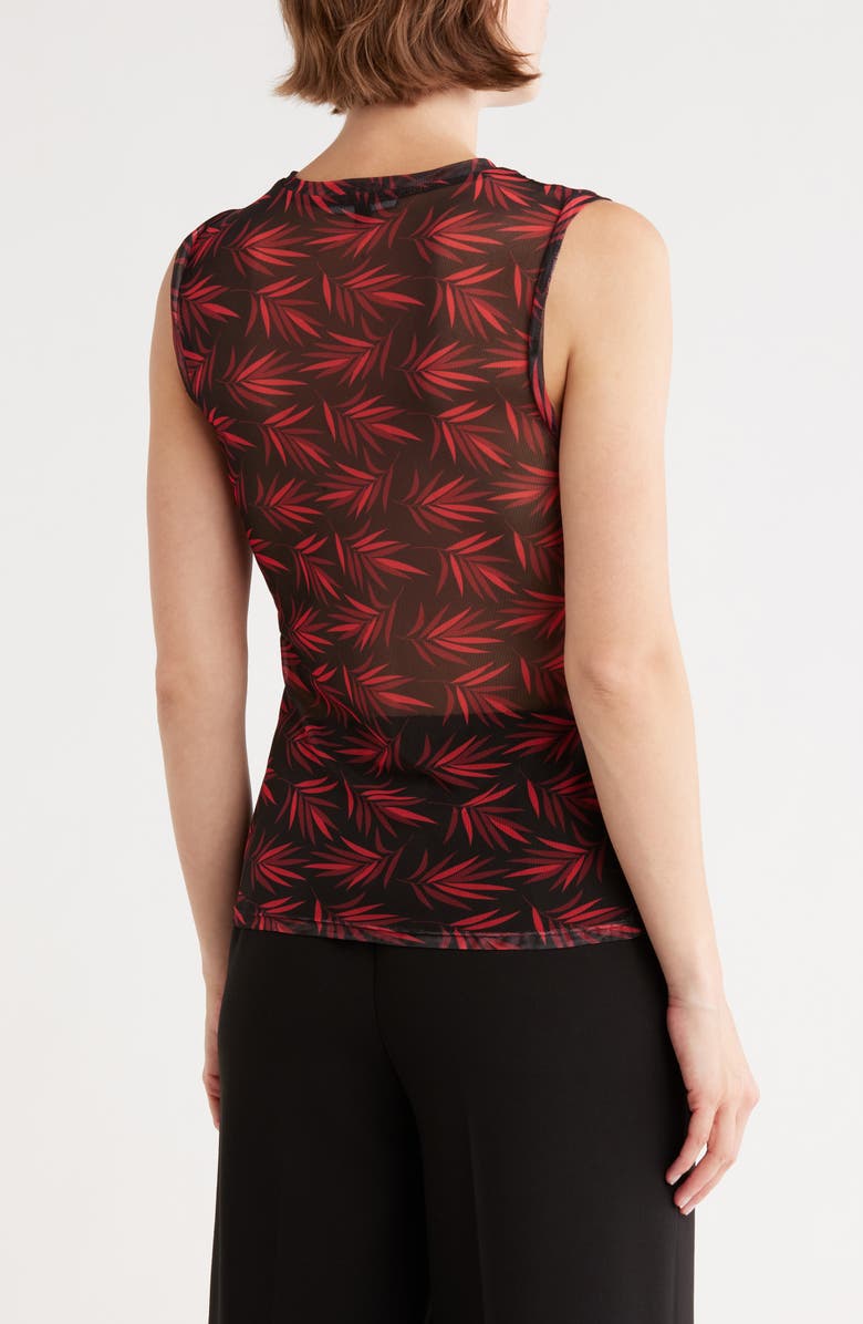 TASH AND SOPHIE Sleeveless Powermesh Top, Alternate, color,
