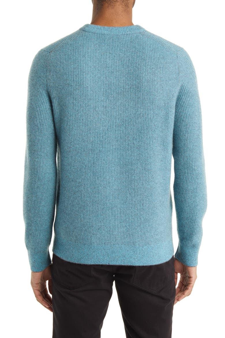 Boiled Cashmere Crewneck Sweater, Alternate, color, FOUNTAIN COMBO