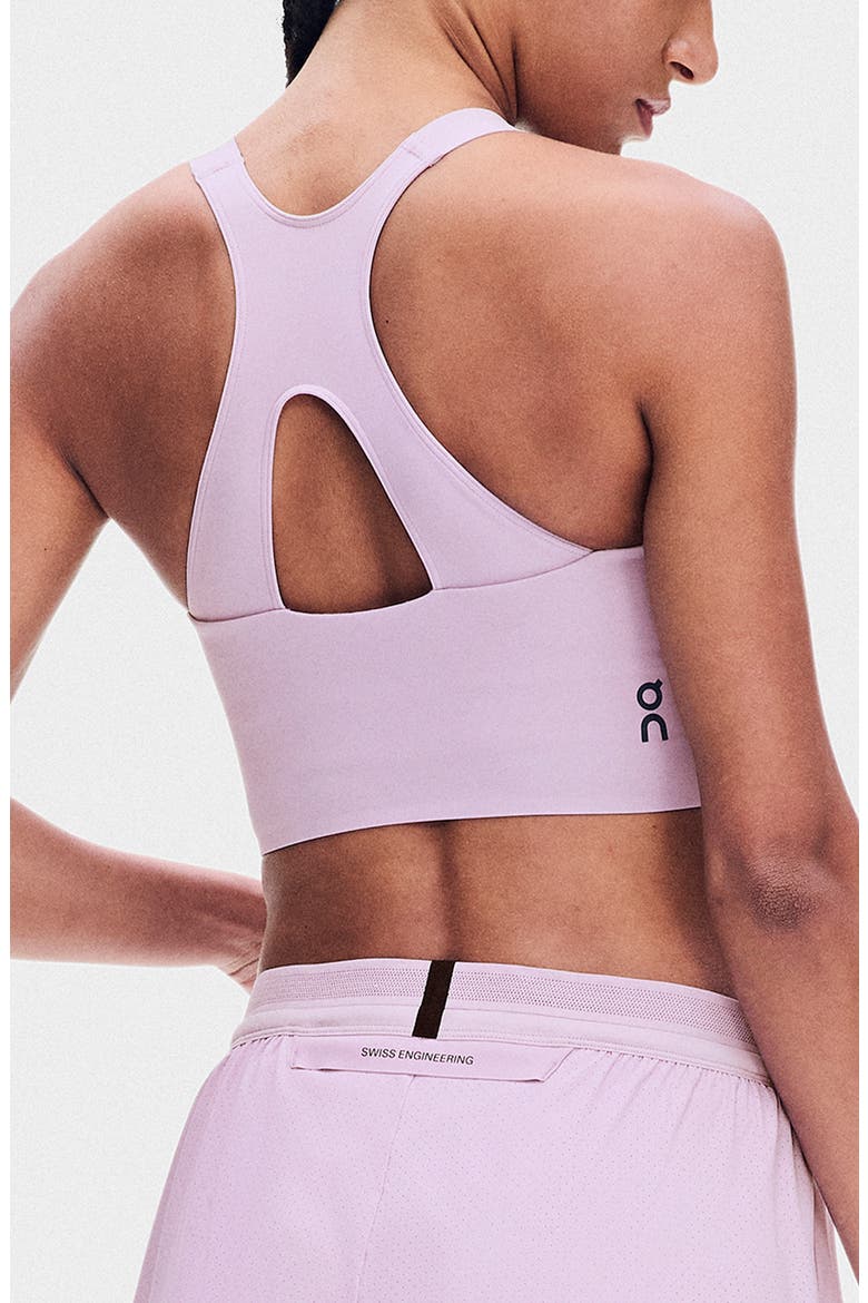 Performance Crop Sports Bra, Alternate, color, FOXGLOVE