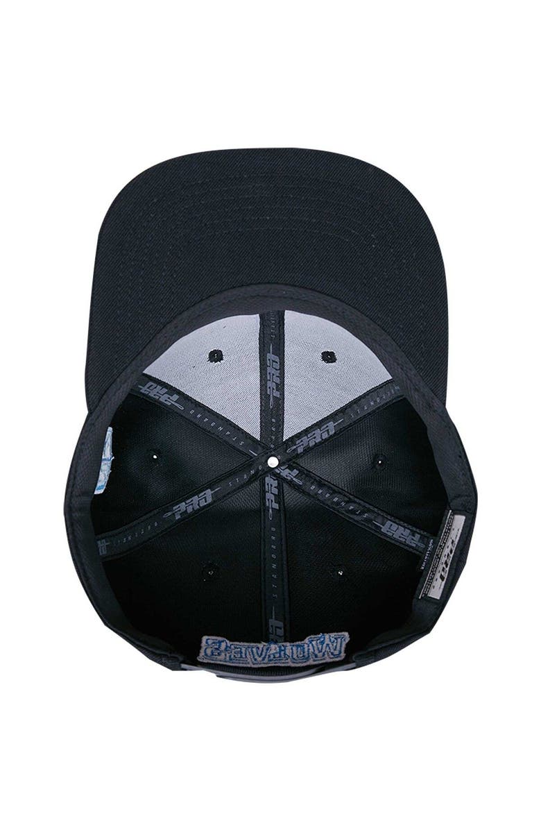PRO STANDARD Men's Pro Standard Black Cheyney Wolves Arch Over Logo Evergreen Snapback Hat, Alternate, color, Black