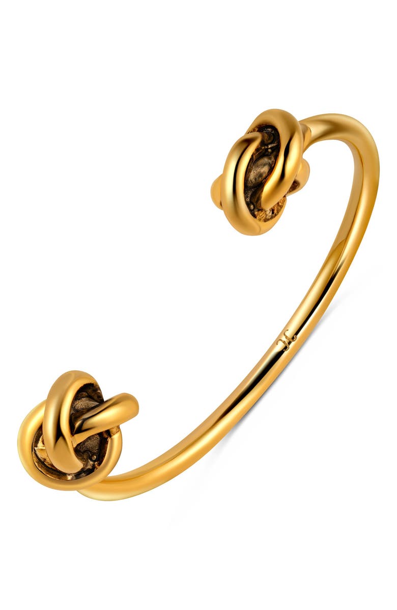 CHRISTINA CARUSO Love Knot Cuff Bracelet, Main, color, 14K Gold