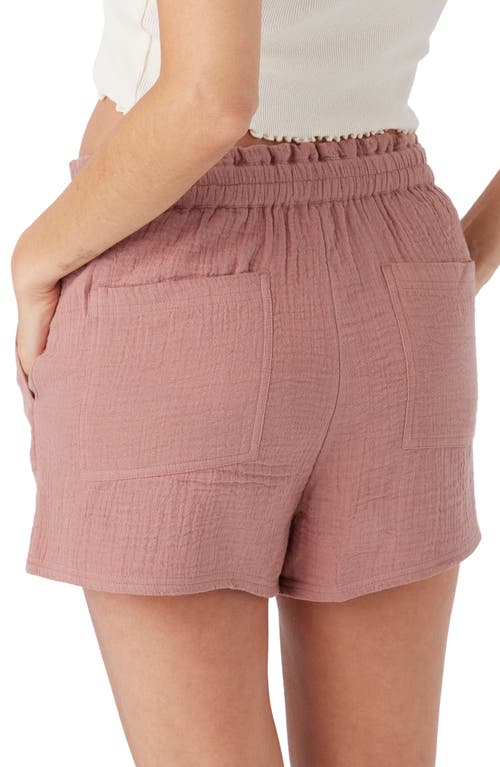 O'neill Carlie Cotton Double Gauze Shorts