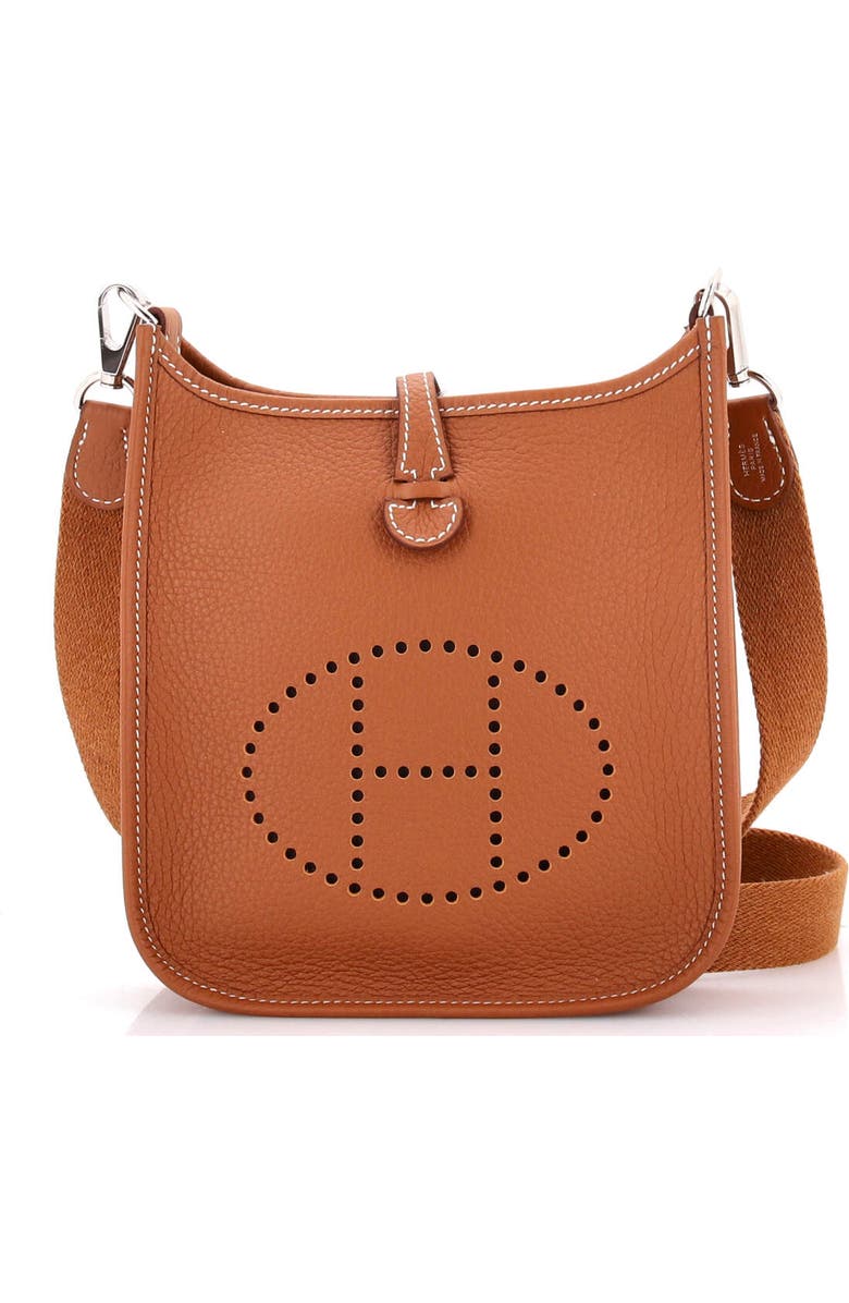 Pre-Owned Hermes Evelyne Bag Gen III Clemence TPM, Main, color, Gold