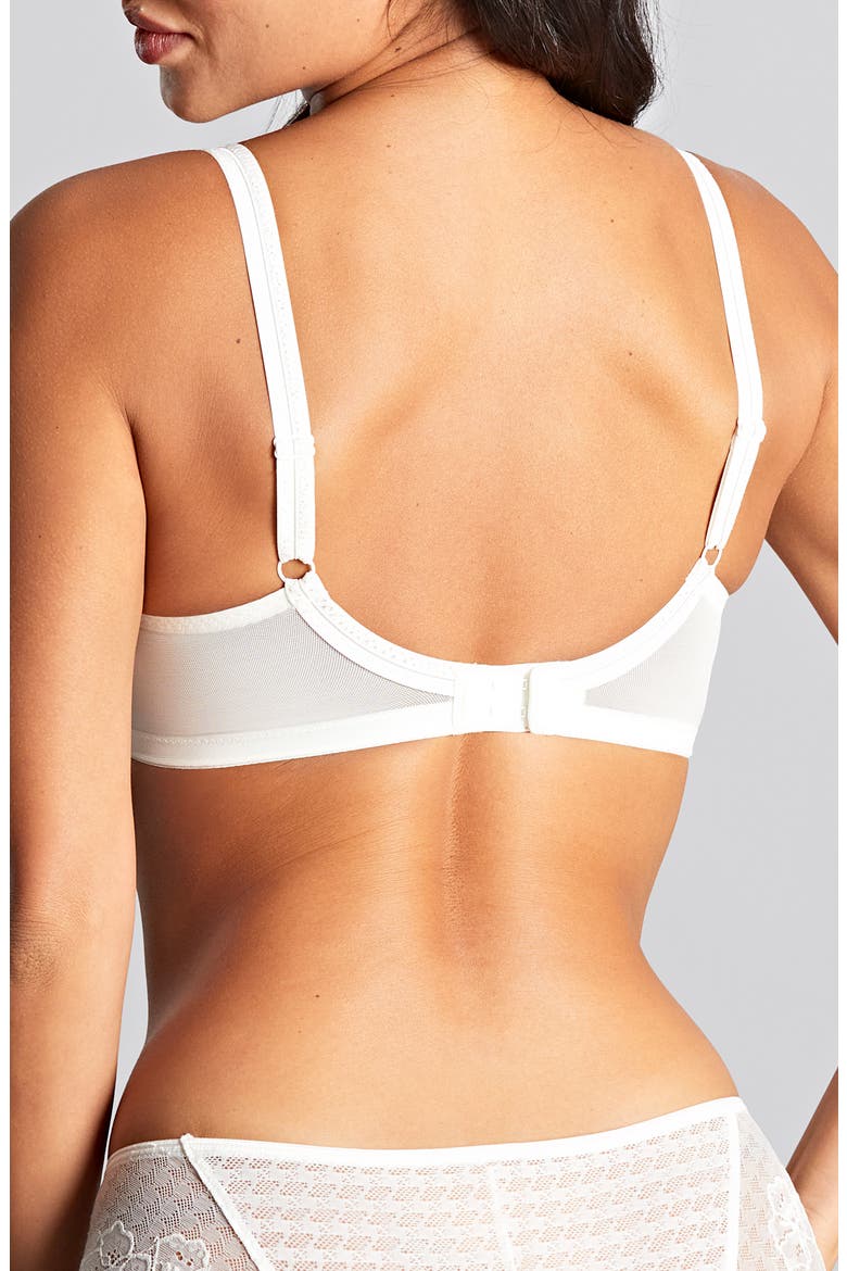Envy Underwire Stretch Lace Side Support Bra, Alternate, color, IVORY