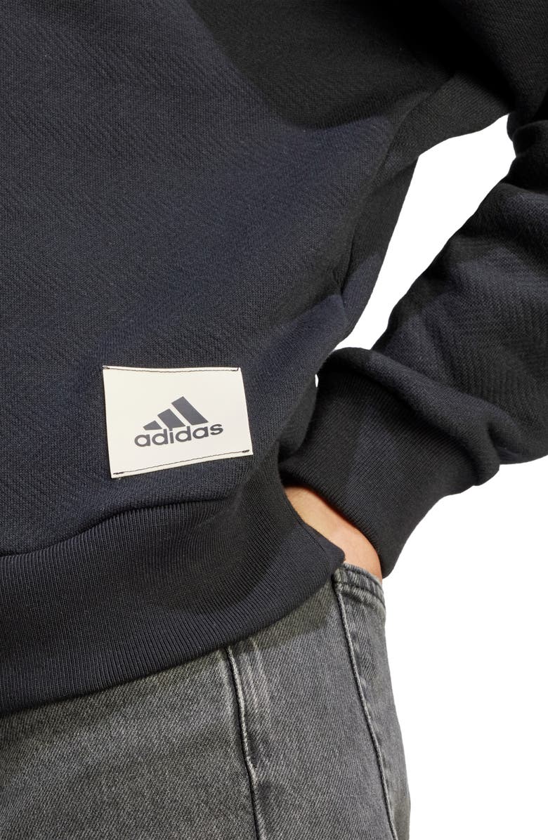 adidas Cotton Crewneck Sweatshirt, Alternate, color, 