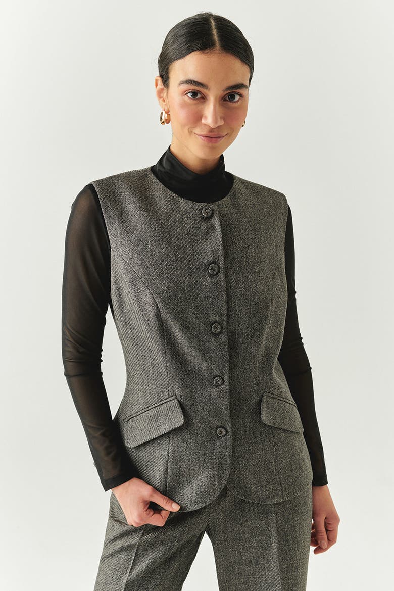 Royal Sleeveless Vest, Alternate, color, GREY