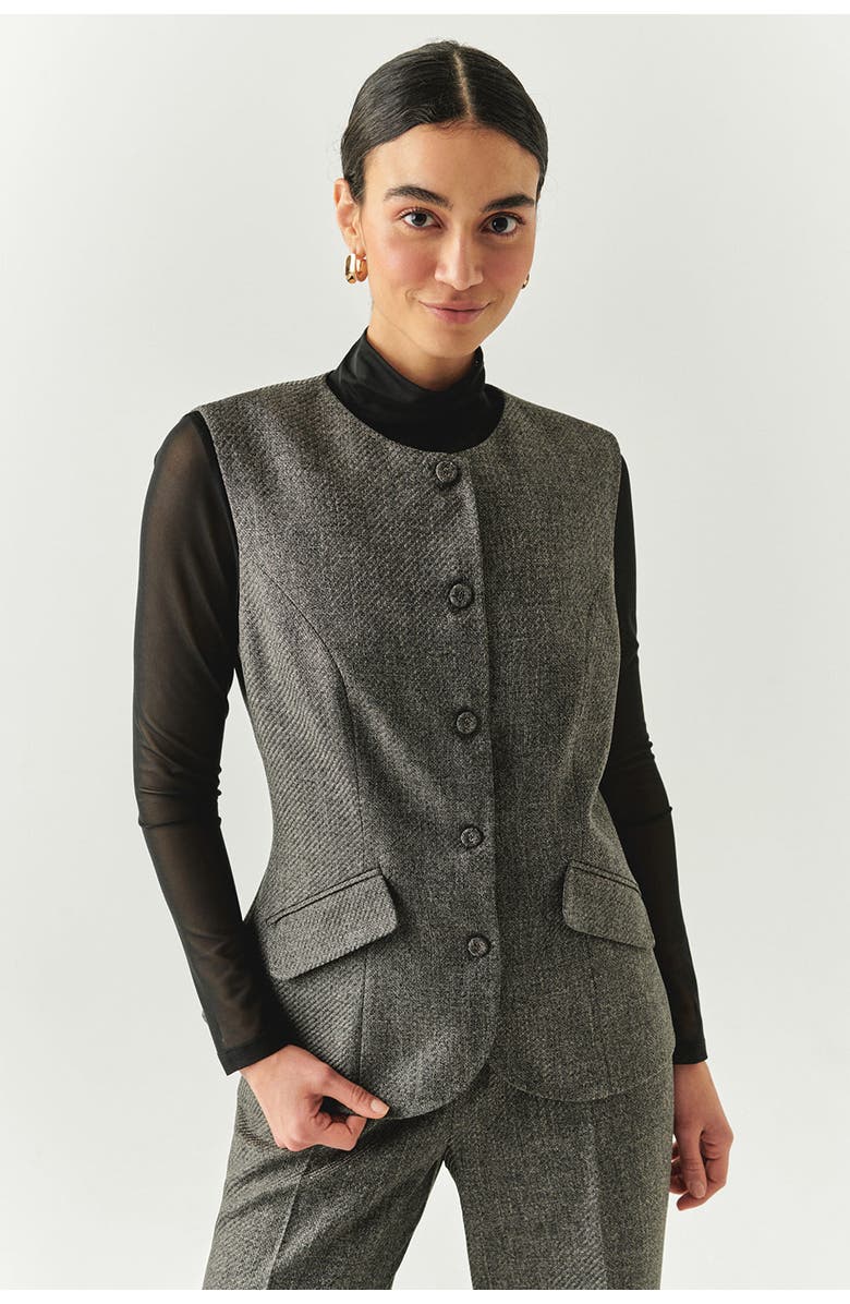 Exquise Royal Sleeveless Vest, Alternate, color, Grey
