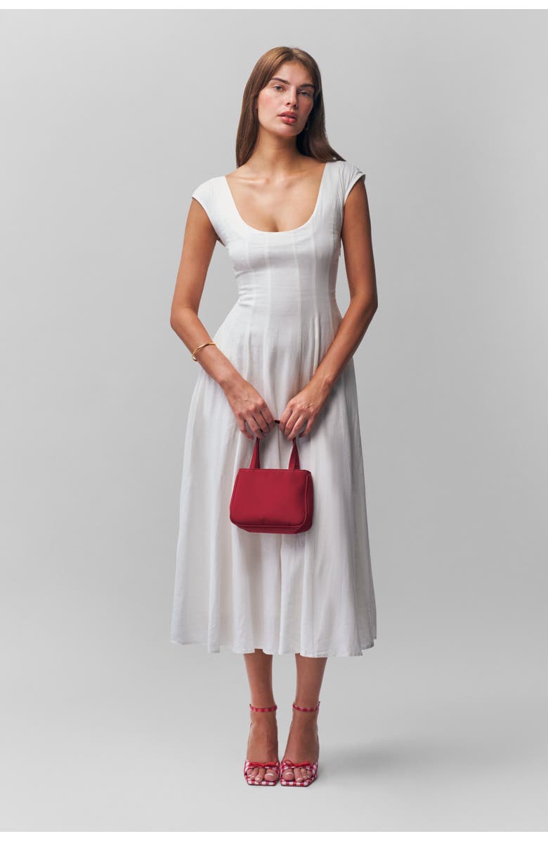 Guizio Leila Linen Dress, Alternate, color, 