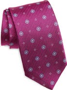 David Donahue Neat Silk Tie