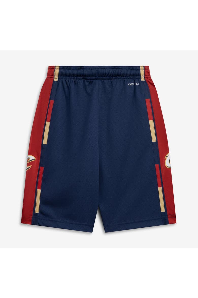 Youth Nike  Navy Cleveland Cavaliers Hardwood Classics Dri-FIT Swingman Shorts, Alternate, color, Navy