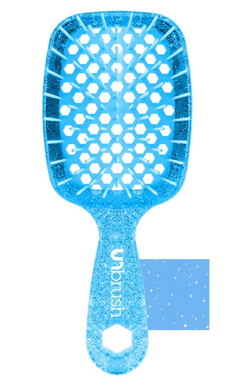 Unbrush Detangling Hair Brush Mini Pastel Collection In Blue