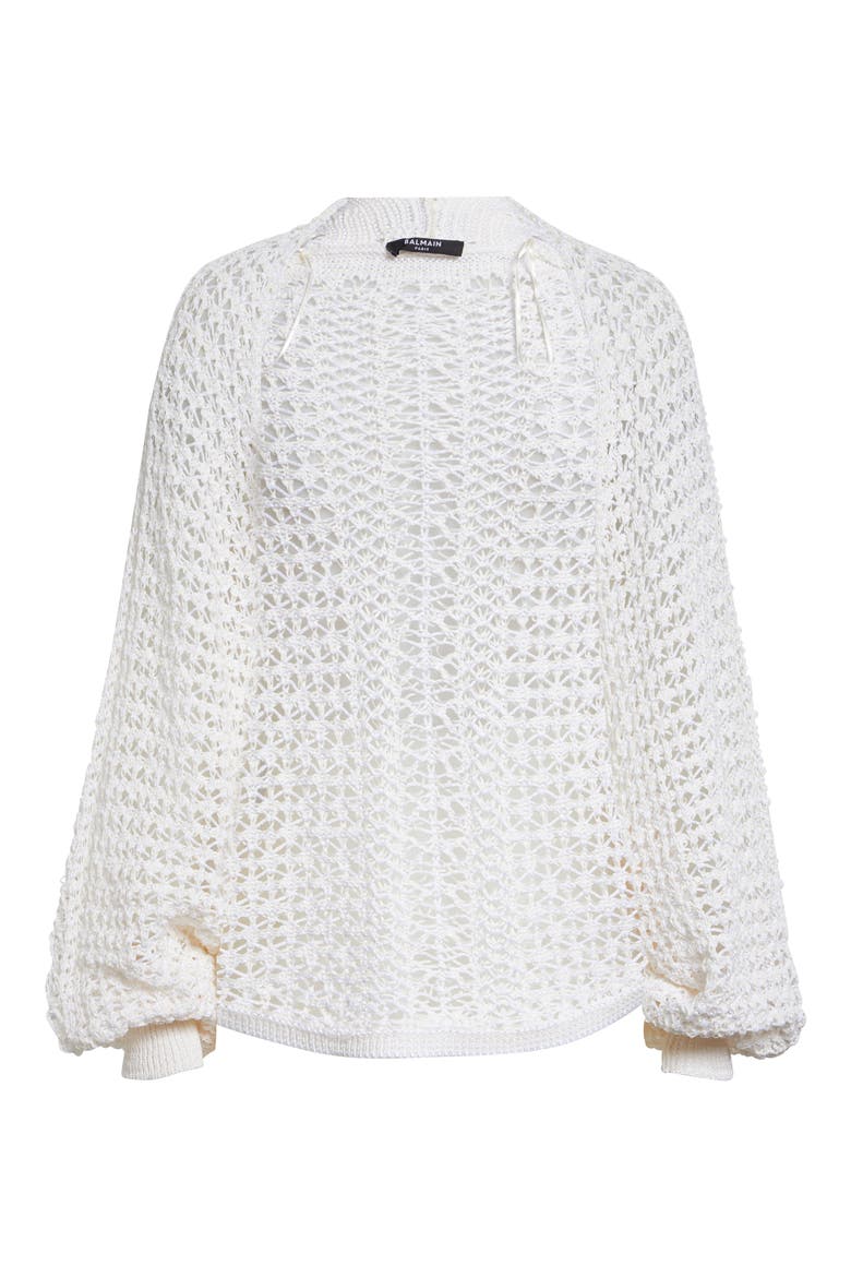 Dentelle Batwing Cardigan, Main, color, 0KA NATURAL