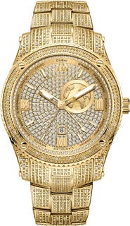 JBW Jet Setter Diamond Bracelet Watch, 46mm