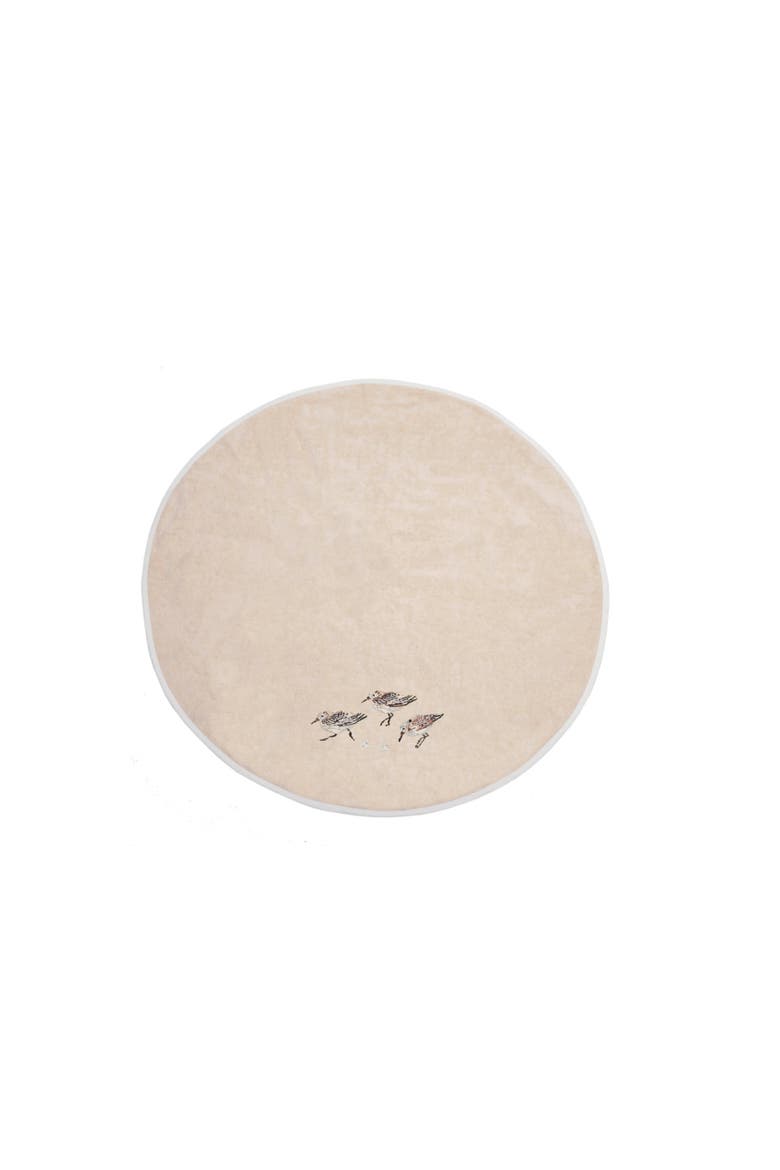 Sand Piper Terrycloth Guest Towel, Alternate, color, Beige
