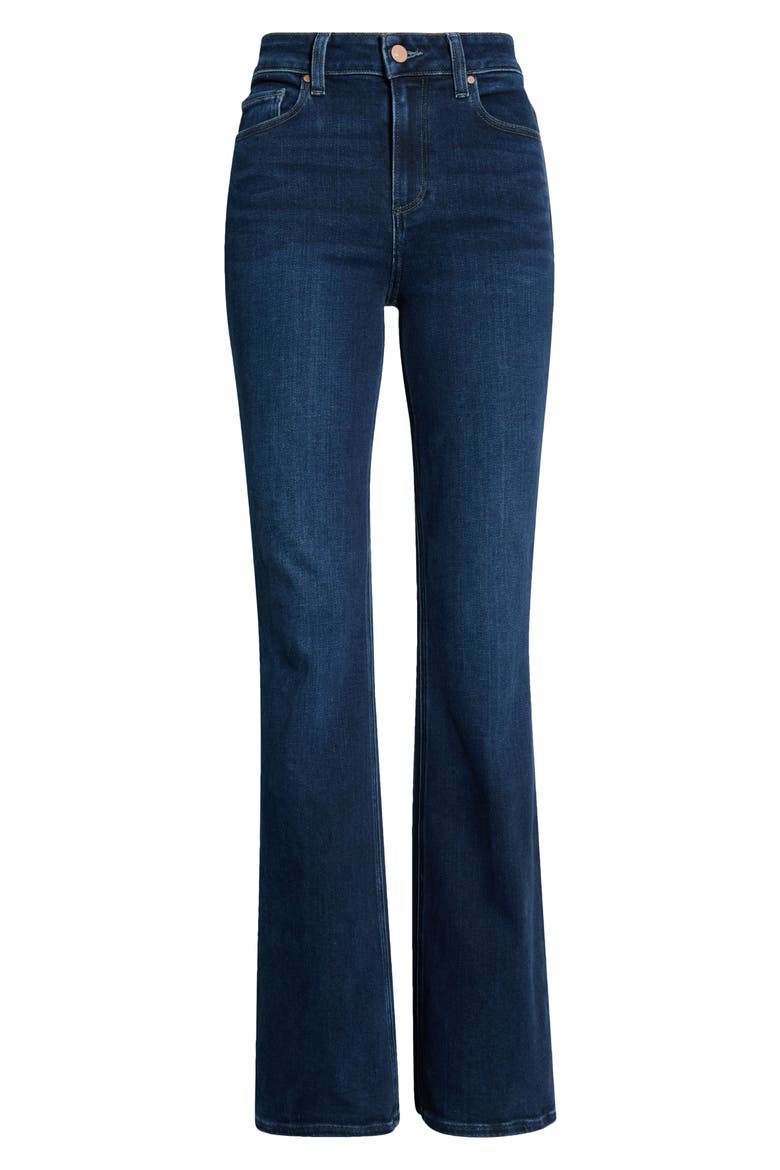 Laurel Canyon High Waist Bootcut Jeans, Main, color, BASILICA