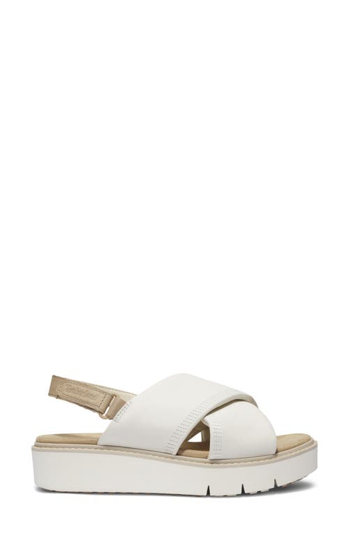 Timberland Safari Dawn Slingback Sandal In Natural Full Grain