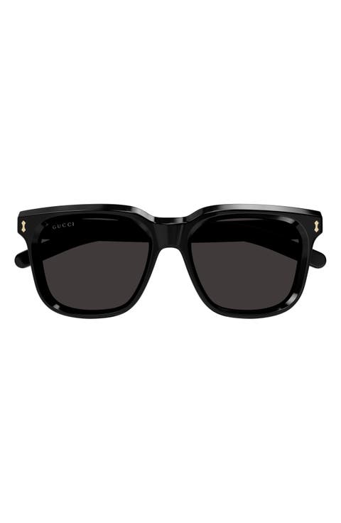 53mm Polarized Square Sunglasses
