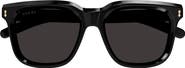 Gucci 53mm Square Sunglasses