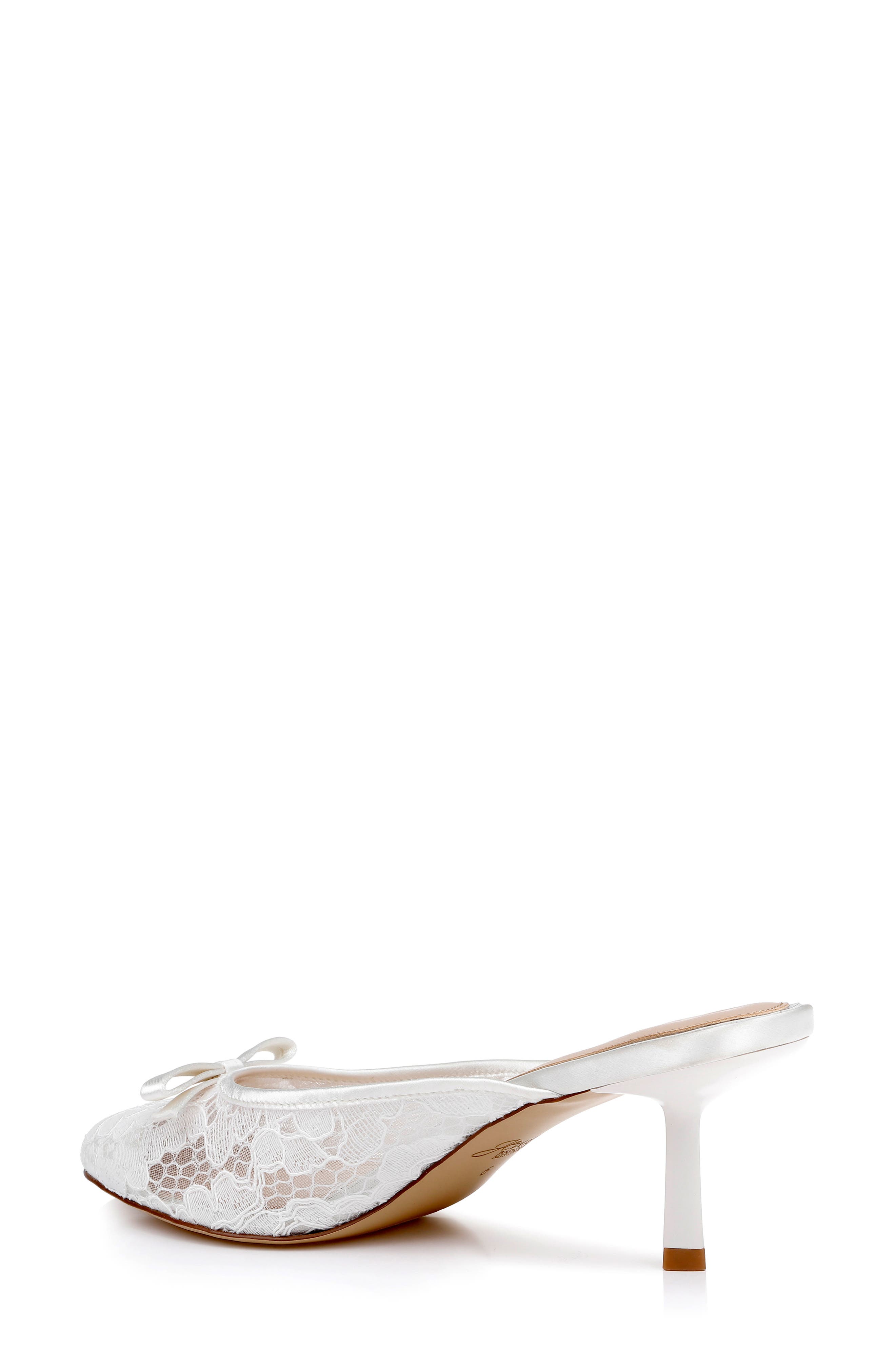Elliot Mule, Alternate, color, IVORY SATIN