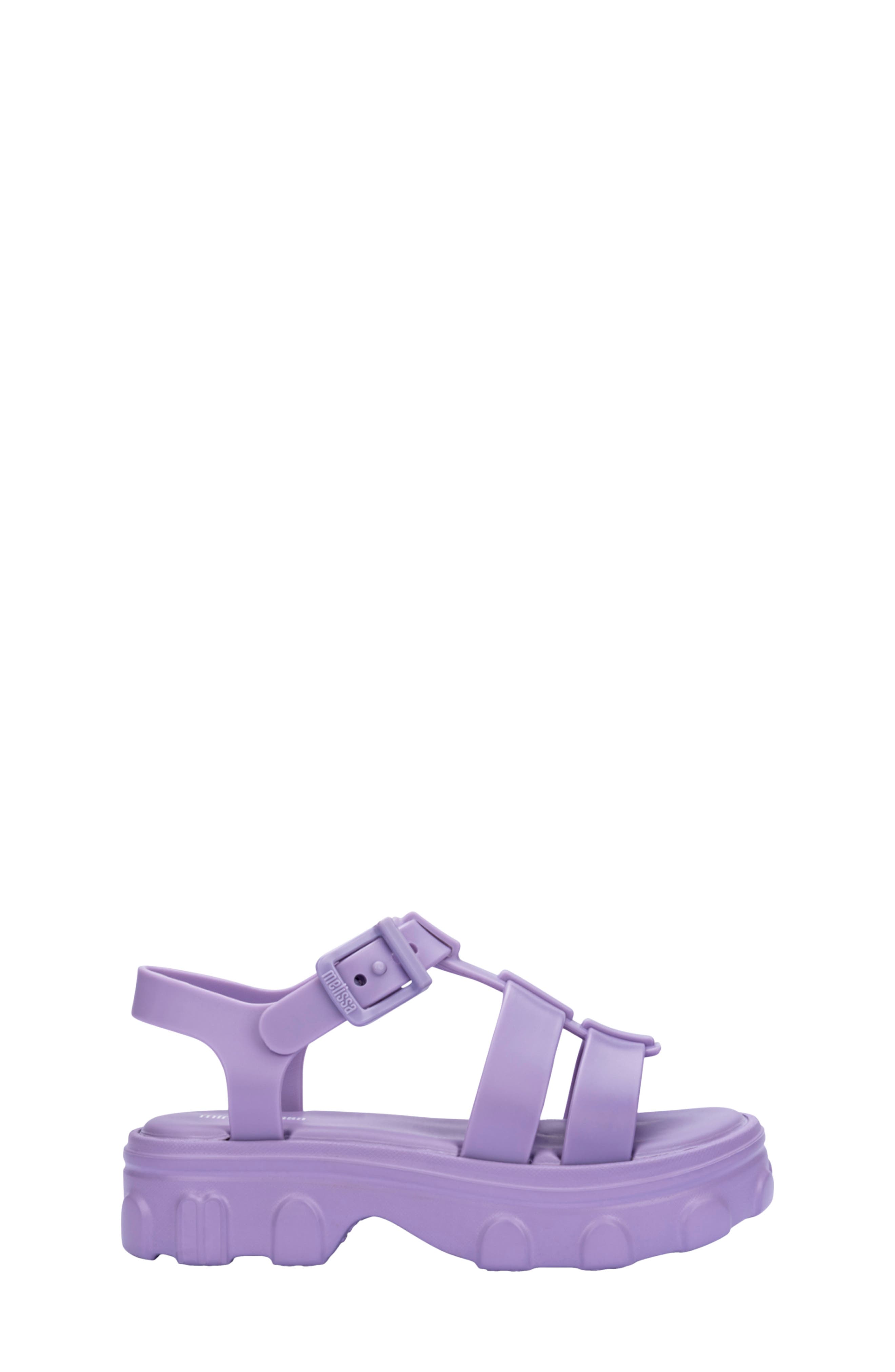Mini Melissa Kids' Ella Platform Sandal, Alternate, color, Lilac