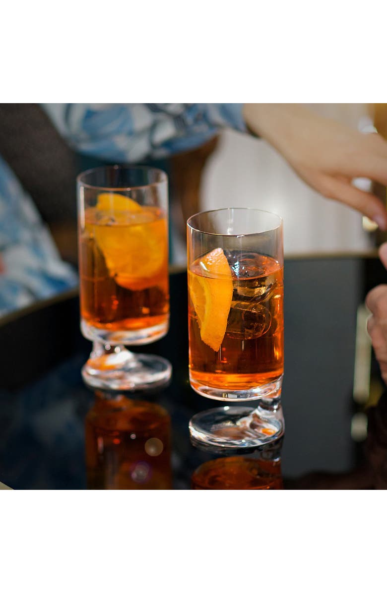 Arnolfo Di Cambio Highball Glass Smoke Set Of 2, Alternate, color, Clear Crystal