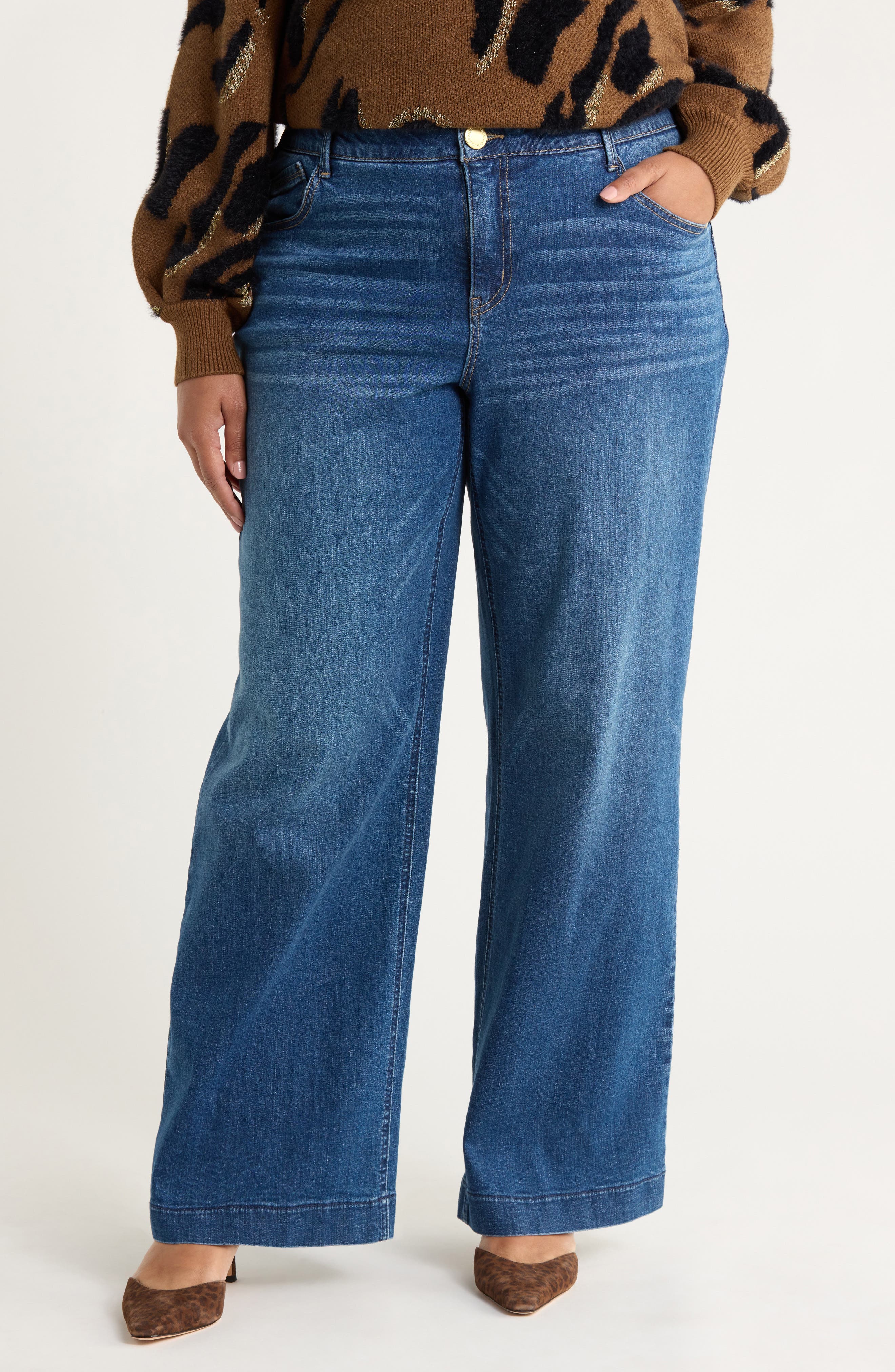 Sam High Waist Wide Leg Jeans