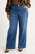 Wit & Wisdom Sam High Waist Wide Leg Jeans