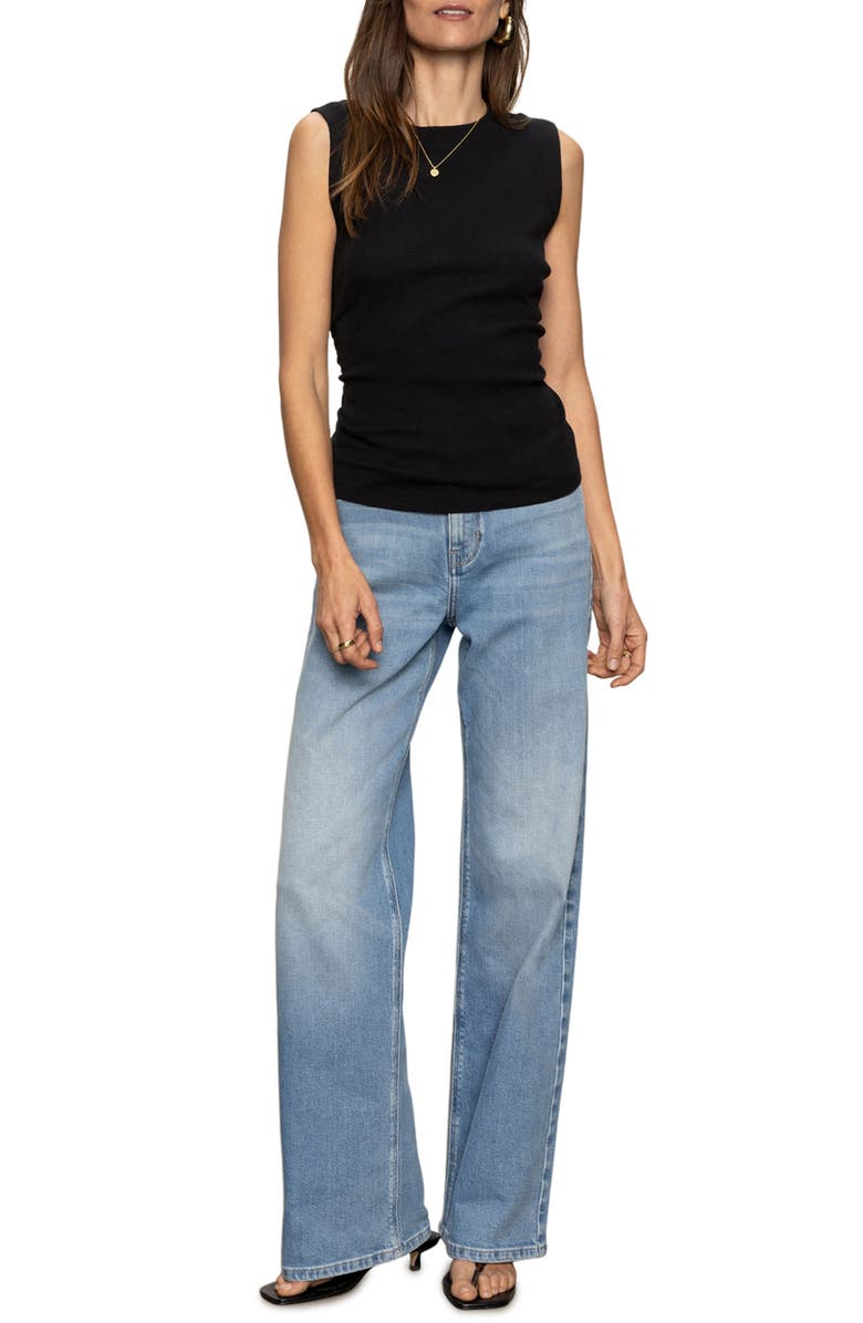 Sanctuary Ruched Rib Tank, Alternate, color, 