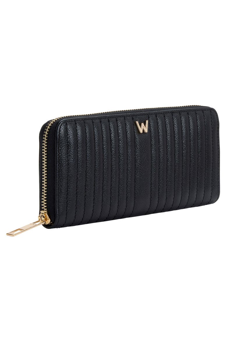Mimi Continental Wallet, Alternate, color, Black