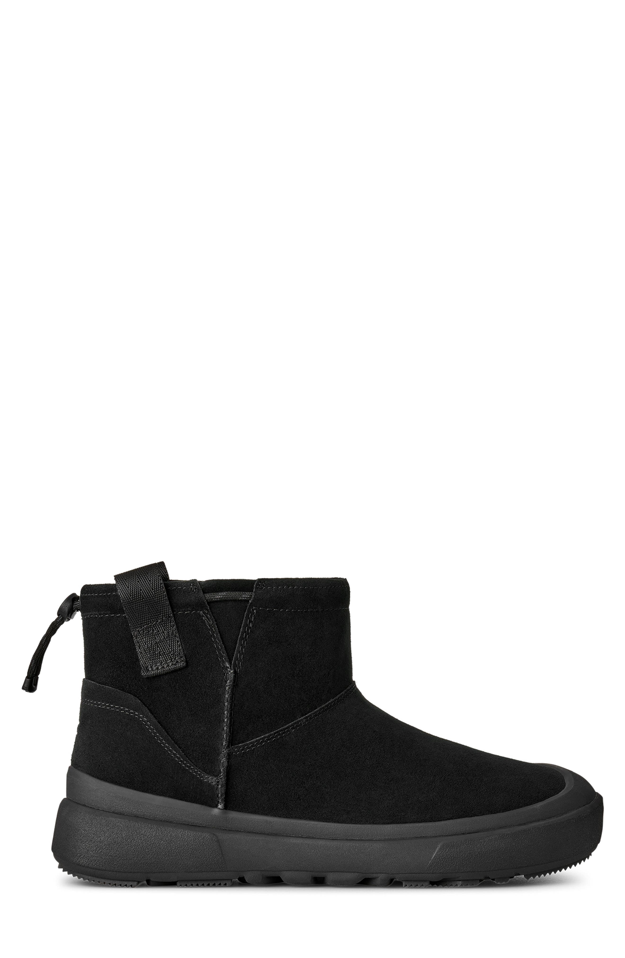 Classic Mini Outpost Waterproof Leather Boot, Alternate, color, BLACK
