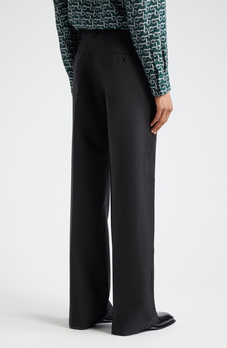 Burberry Tailored Wool & Silk Pants, Alternate, color,