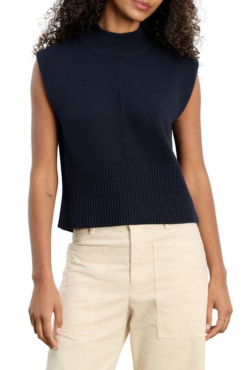 Electra Mock Neck Sweater Vest