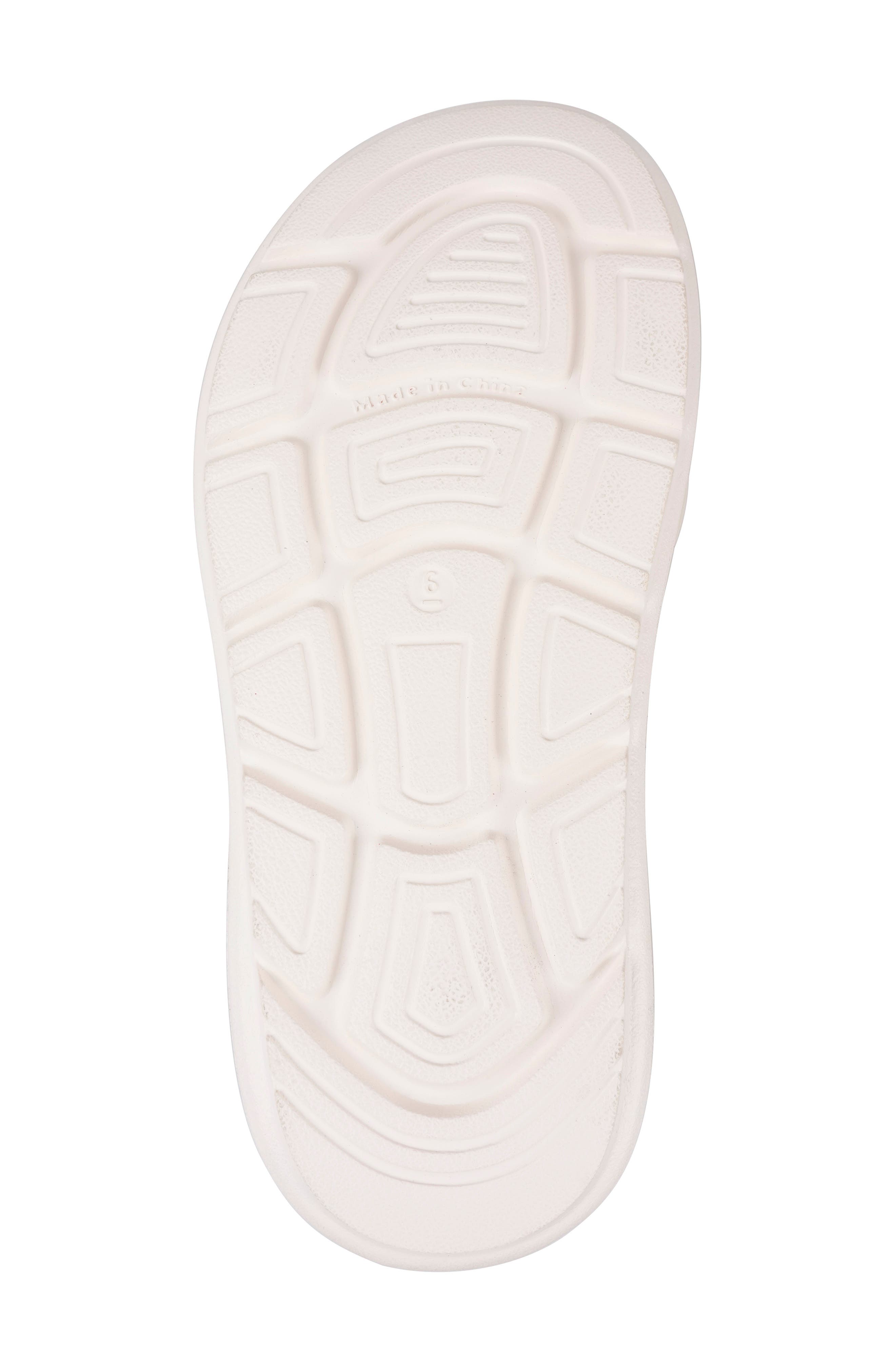 Cass Faux Fur Lined Sandal, Alternate, color, WHITE