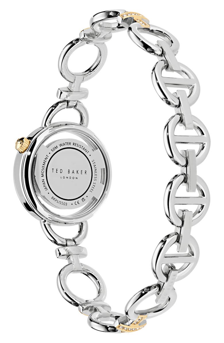Ted Baker Lilabel Bracelet Watch, 28mm, Alternate, color, Silver