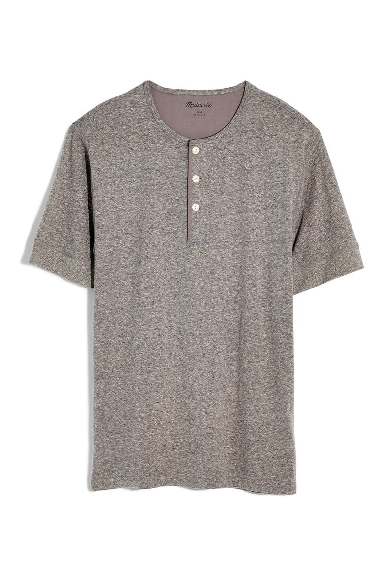 Heathered Henley T-Shirt, Alternate, color, HEATHER GREY MIX