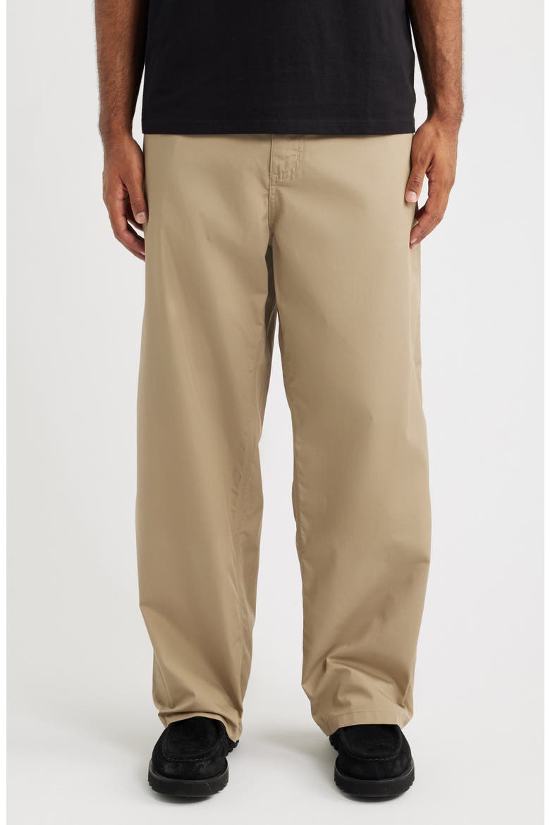 Postal Single Knee Loose Fit Carpenter Pants, Main, color, IROKO