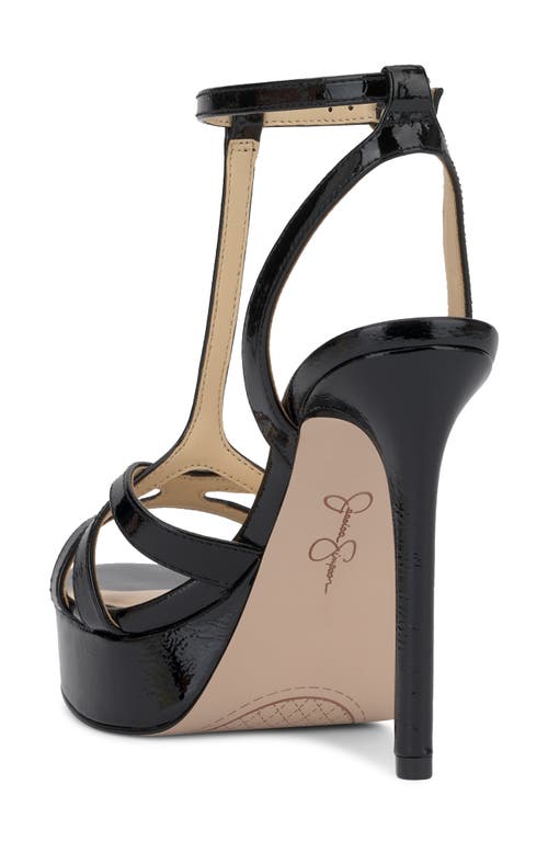Jessica Simpson Sippete T-strap Platform Sandal In Black