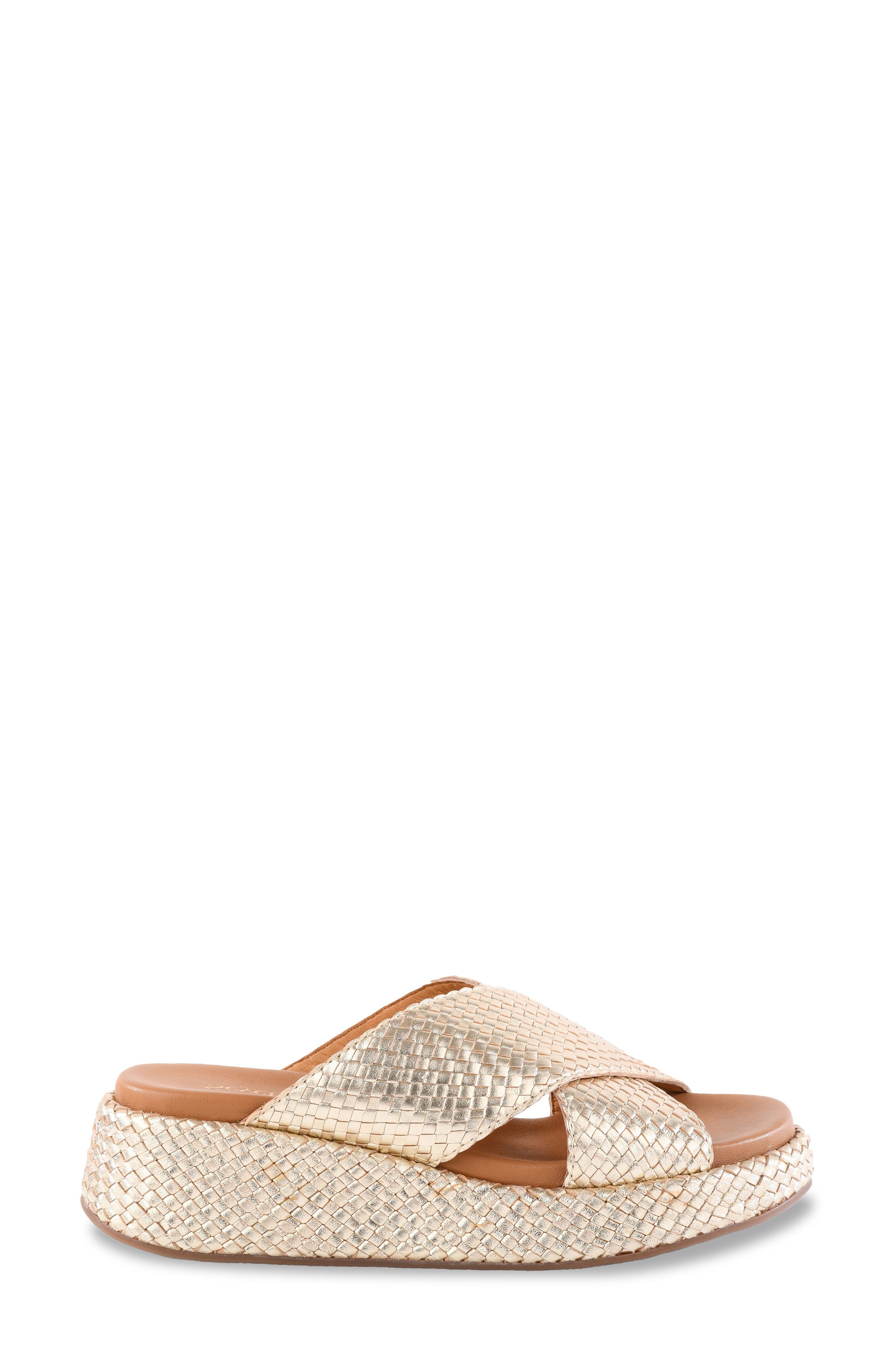 Key West Platform Wedge Sandal, Alternate, color, GOLD