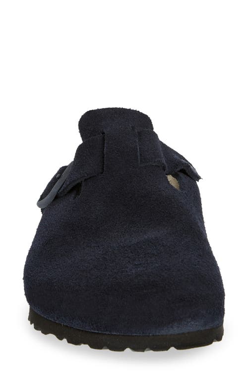 Birkenstock Boston Clogs Midnight In Blue